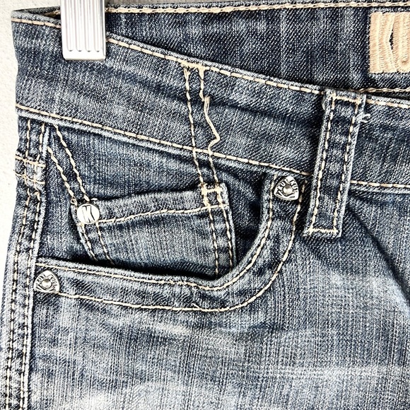 KUT FROM THE KLOTH | 👖 Pale Blue Mid-Calf Low-Rise Cropped Capris Jeans - Picture 8 of 11